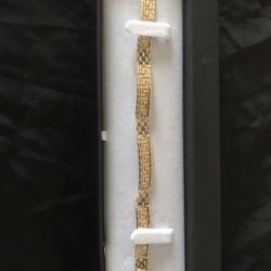 Authentic Versace 14k gold Bracelet