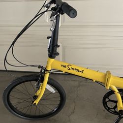 Simpsons 25th Anniversary Folding Bike 