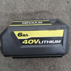 Ryobi 40v Battery 