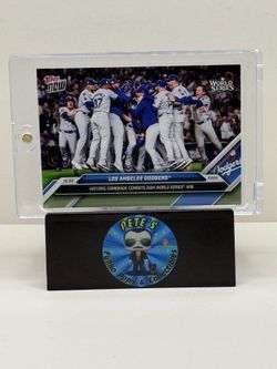 Los Angeles Dodgers 2024 MLB TOPPS NOW Card 885 World Series Champions