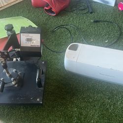 Cricut Explore One + 15x15 Heat Press Bundle – Everything You Need to Start a T-Shirt/Vinyl Business! 