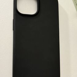 New Black Silicone Case for iPhone 15 