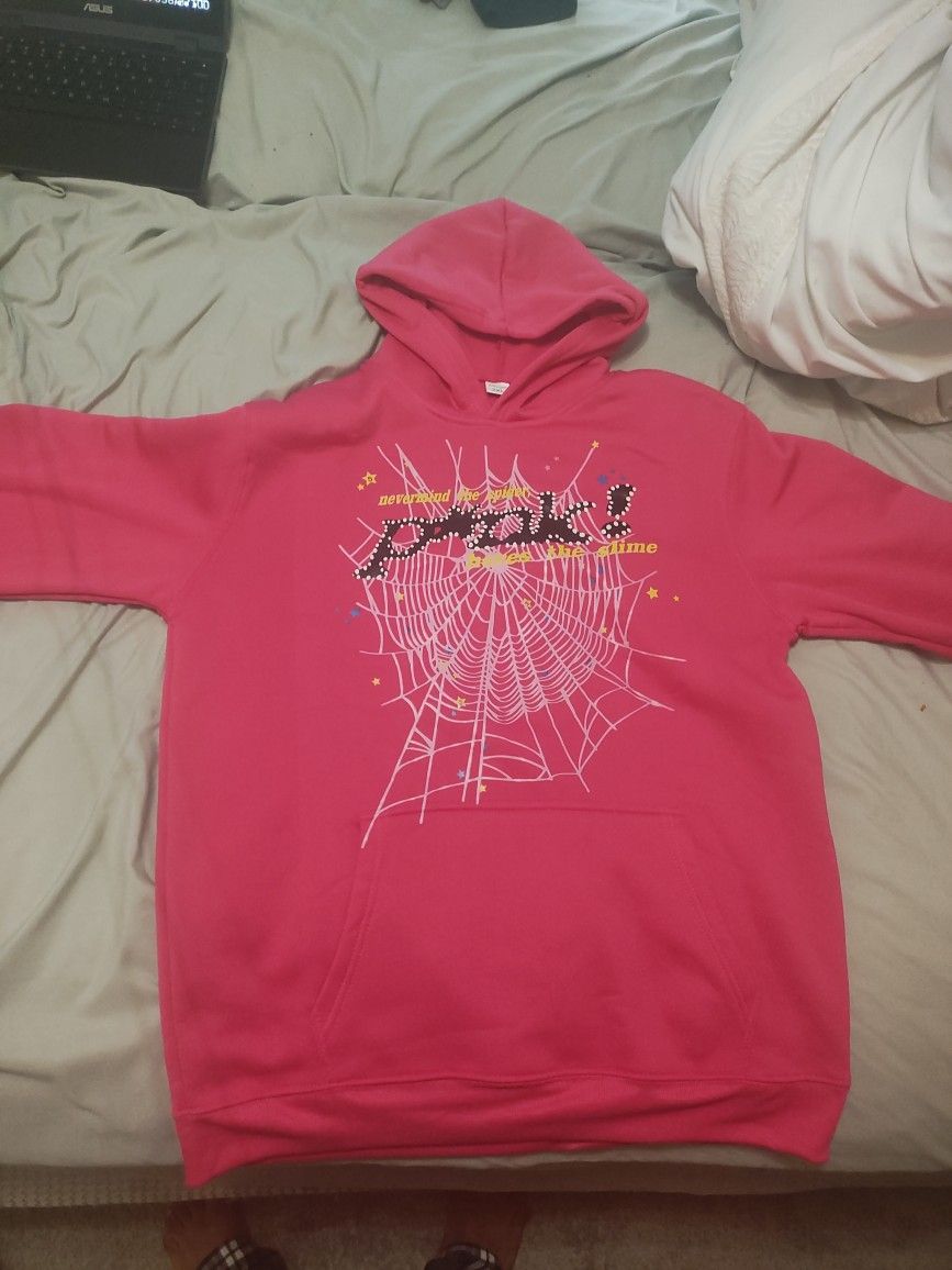 Sp5der Pink Hoodie
