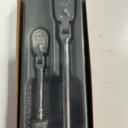 Snap-on RAT2TPRLFOR 2-Pc Ratchet Set – Hard Handle – Limited Edition Gray – New