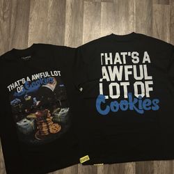 That’s A Awful Lot Of Cough Syrup X Cookies T-shirt Black Medium