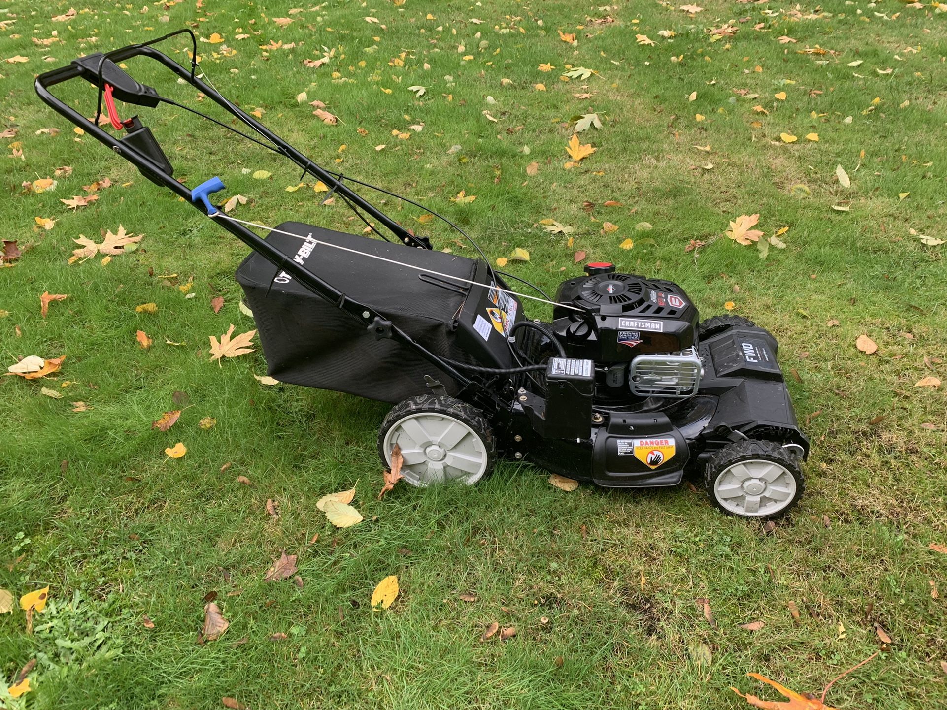 2019 Craftsman Electric Start 163cc Briggs And Stratton Self Propelled Lawn Mower