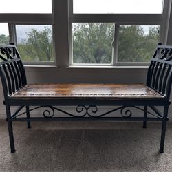 Bench Wood And Iron