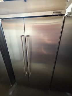 42” Kitchenaid Built In Stainless Steel Refrigerator