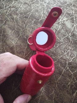 FREE key chain for lipstick and a small mirror inside