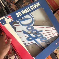 Unique Foam Baseball Dodgers Clock