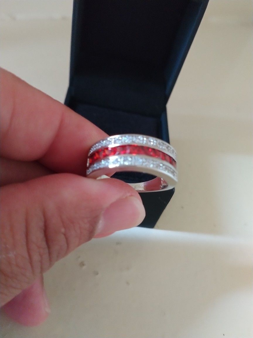 Silver 925 Diamond Ring Jewelry