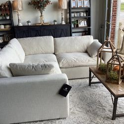 🌟🌟 Elyza 3 Piece Modular White Color Sectional 