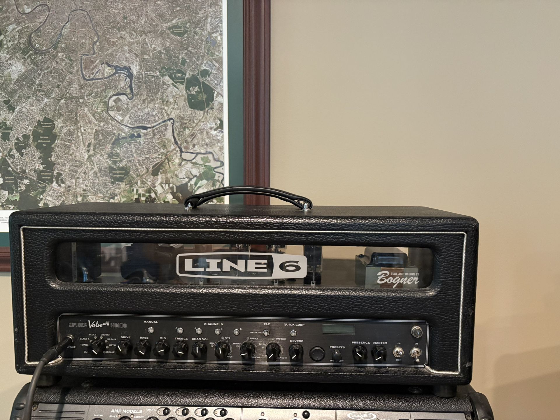 Line 6 Bogner HD 100 Watt Tube Modeling Guitar Head