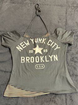 New York City Brooklyn Graphic Top