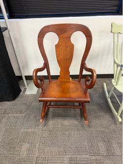 Free wooden rocking chair