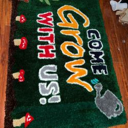 Handmade Tufted Rug 34"x22"