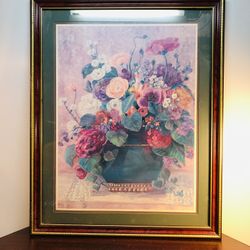 Bettie Hebert Felder Thru God's Grace 30x25 Flower Art Print Wall Hanging Decor 