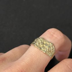  Gold Nugget Ring