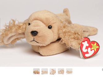 Spunky 1997 Original 1st Edition TY Beanie Baby ERRORS MINT