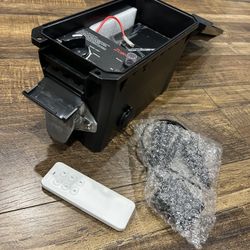 Trailer Light Tester Box with 12V 10Ah Battery and IP68 Waterproof Carrying Case, Wireless Remote Control Operation (7-Way Round Pin Compatibility)
