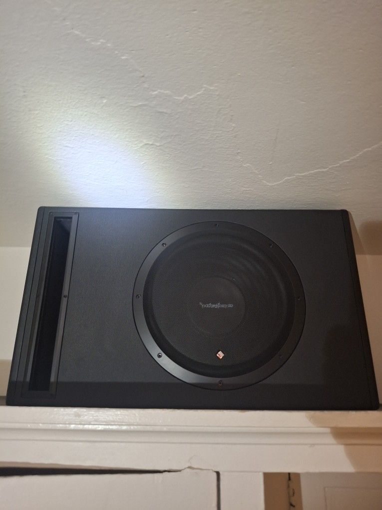 Rockford Fosgate Punch 12" Powered Subwoofer, specifically a P500-12P or P300-1 AZ2 model.