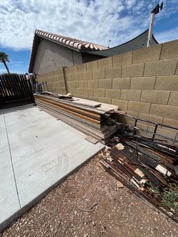 Used Lumber and metal