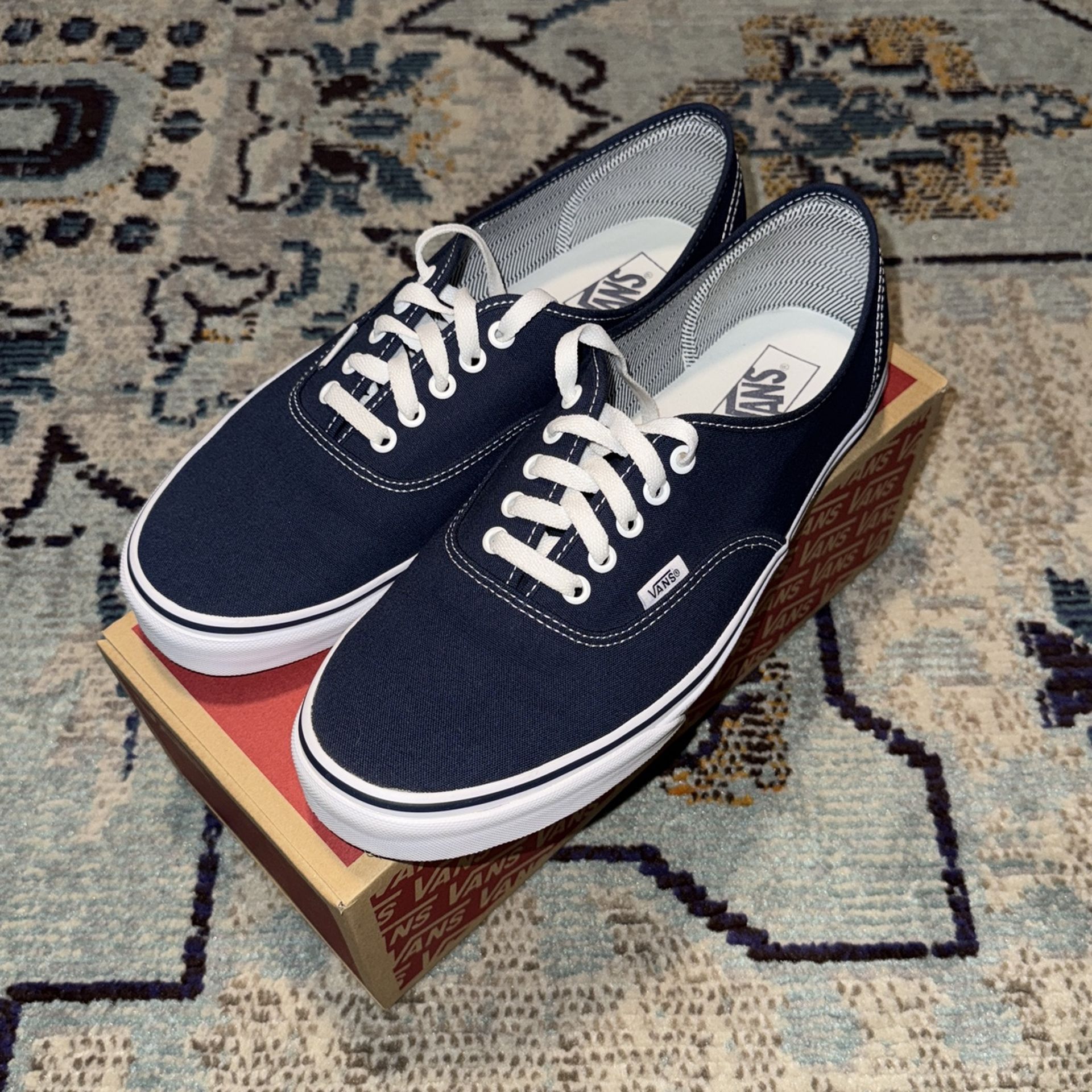 Navy Blue Vans Size 12