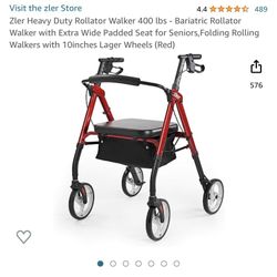Bariatric Rollator Walker Brand New In Box 