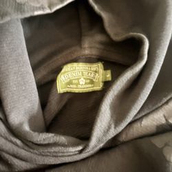 ALL Black Denim Tear Hoodie 