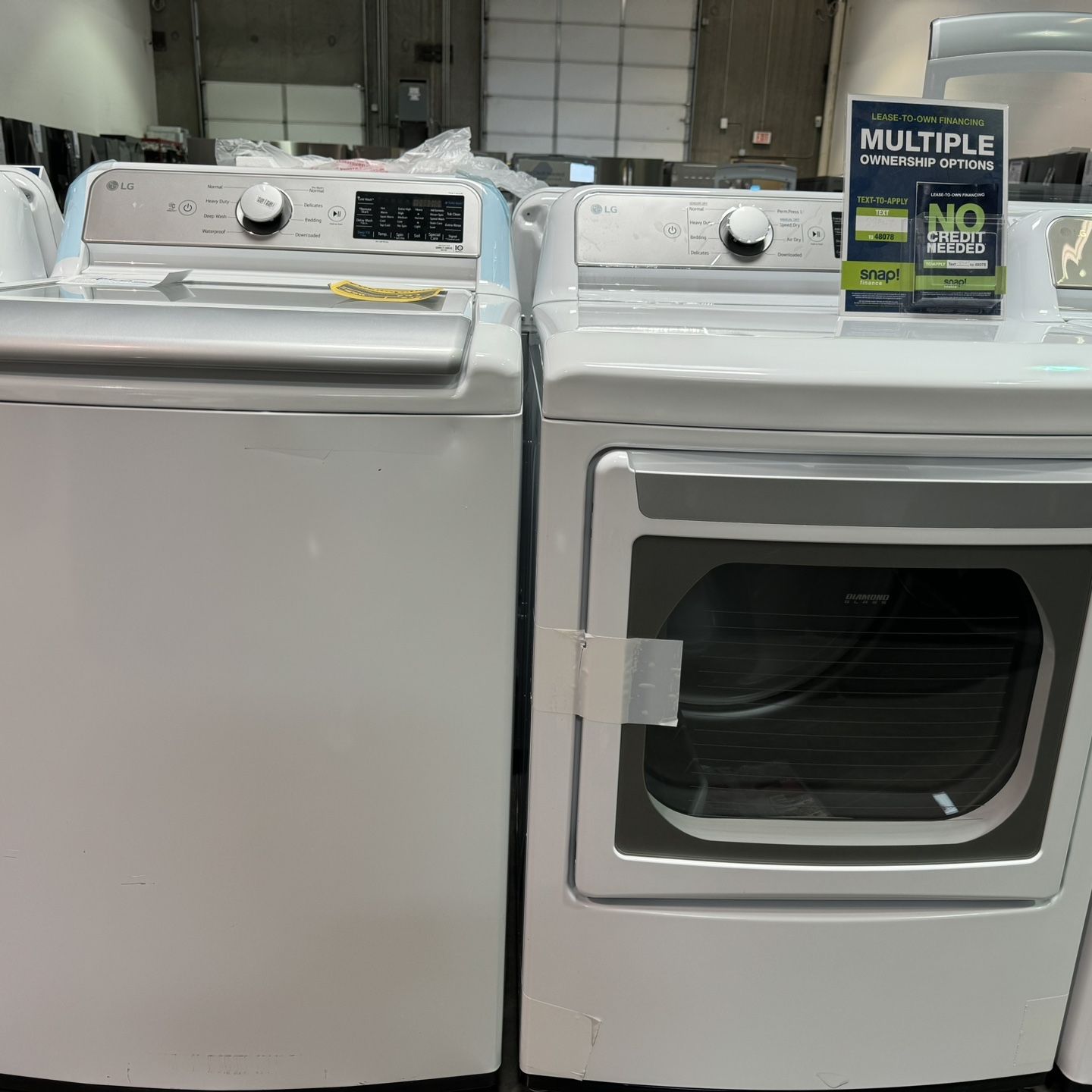 LG Mega Capacity Smart WiFi Enabled Washer & Dryer Set