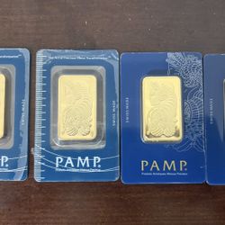 1 oz Gold Bar - PAMP Suisse Lady Fortuna (Classic Assay)