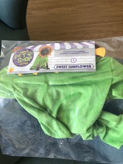 Sweet sunflower dog costume