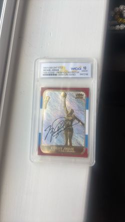 1998 FLEER 23KT GOLD MICHAEL JORDAN 1986 ROOKIE