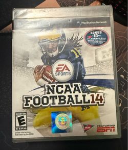NCAA Football 14 PS3 (Factory Sealed)