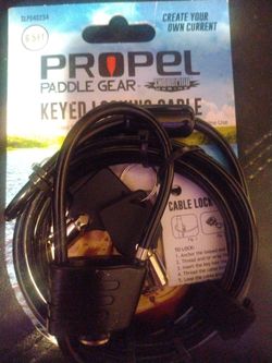 Propel Paddle Gear Cable Padlock New