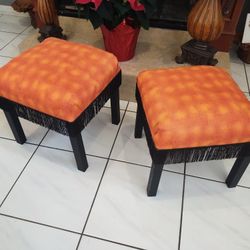 2 Ottoman Turkish Bench Stools