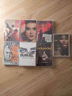 CRITERION COLLECTION 7-FILM MOVIE DVD lot