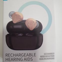 Rechargeable Hearing Amplifier -16 Channel Digital Noise Cancelling, Invisible