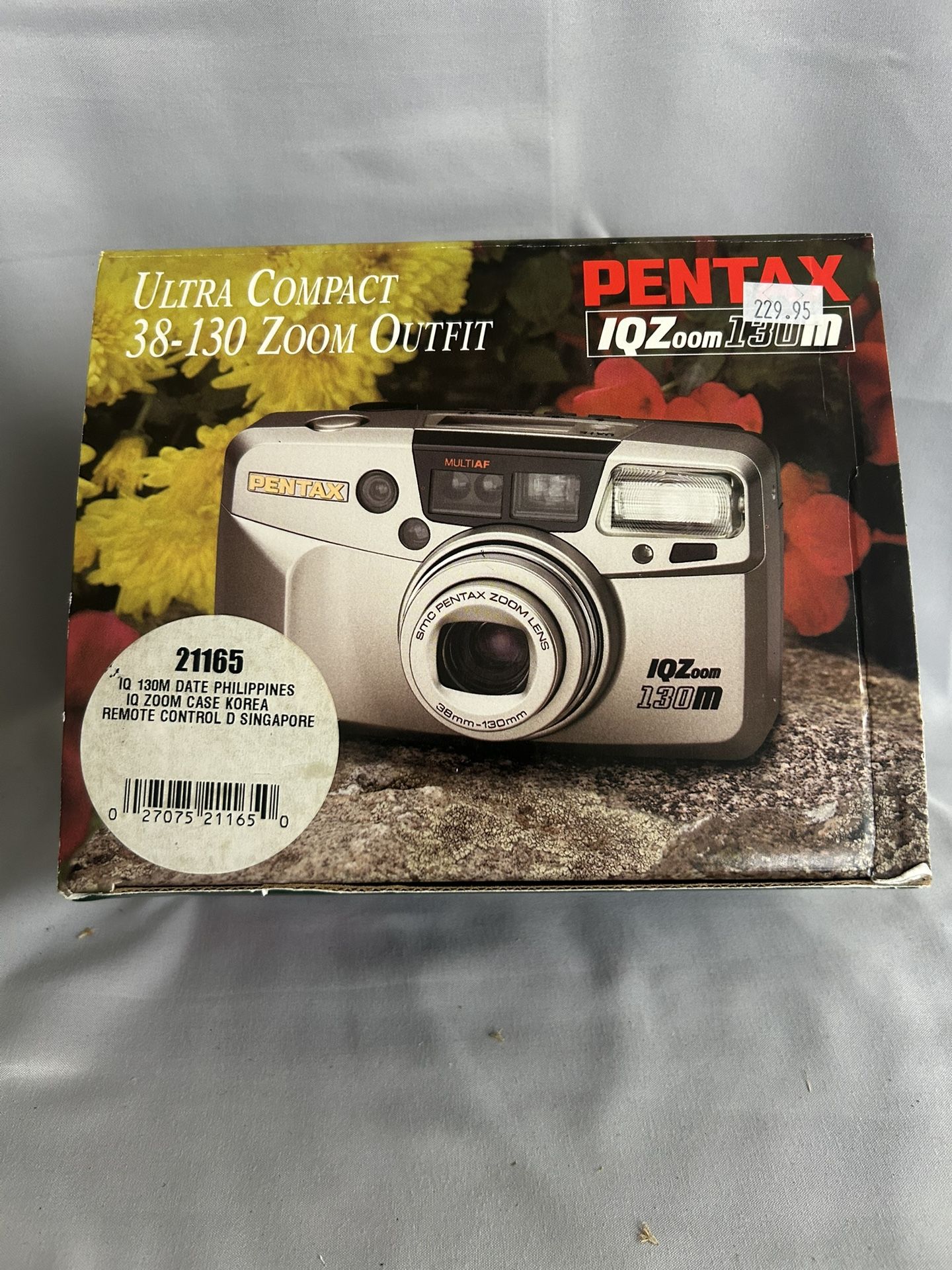 Pentax IQZoom 130M 35mm AF Point & Shoot Zoom Date Film Camera