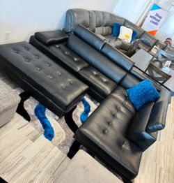 Ibiza sectional with ottoman $899