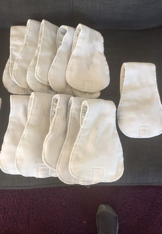 cloth diaper inserts: Soft bum pods one size 11-pack