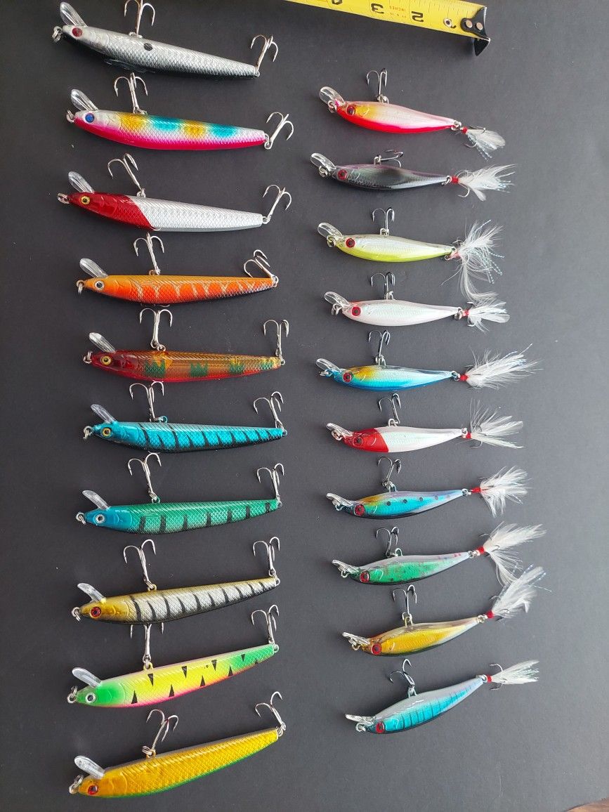 Brand New Fishing Lures Minnow Baits 10pack Lot for Sale in Gurnee, IL -  OfferUp