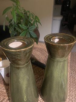 Cool looking Japanese incent  burners oribe glaze
