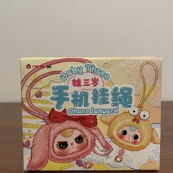 Baby Three Phone Strap Plush Blind Box Brand New Sealed 