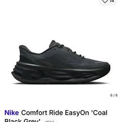 Nike Comfort Ride EasyOn 'Coal Black Grey' 