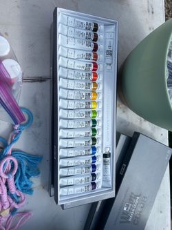watercolor paints professional and still wrapped