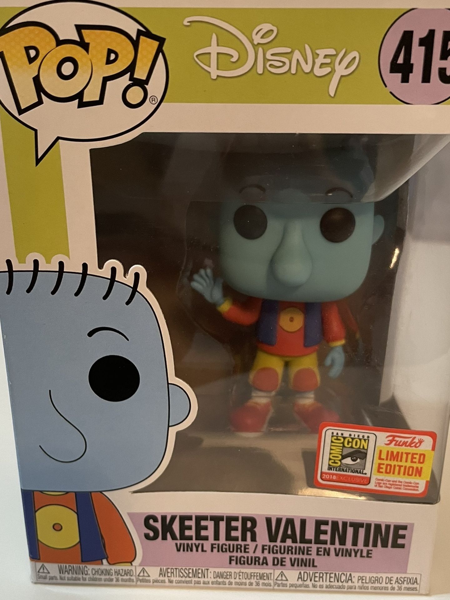 Skeeter Valentine Doug Funko Pop SDCC Exclusive