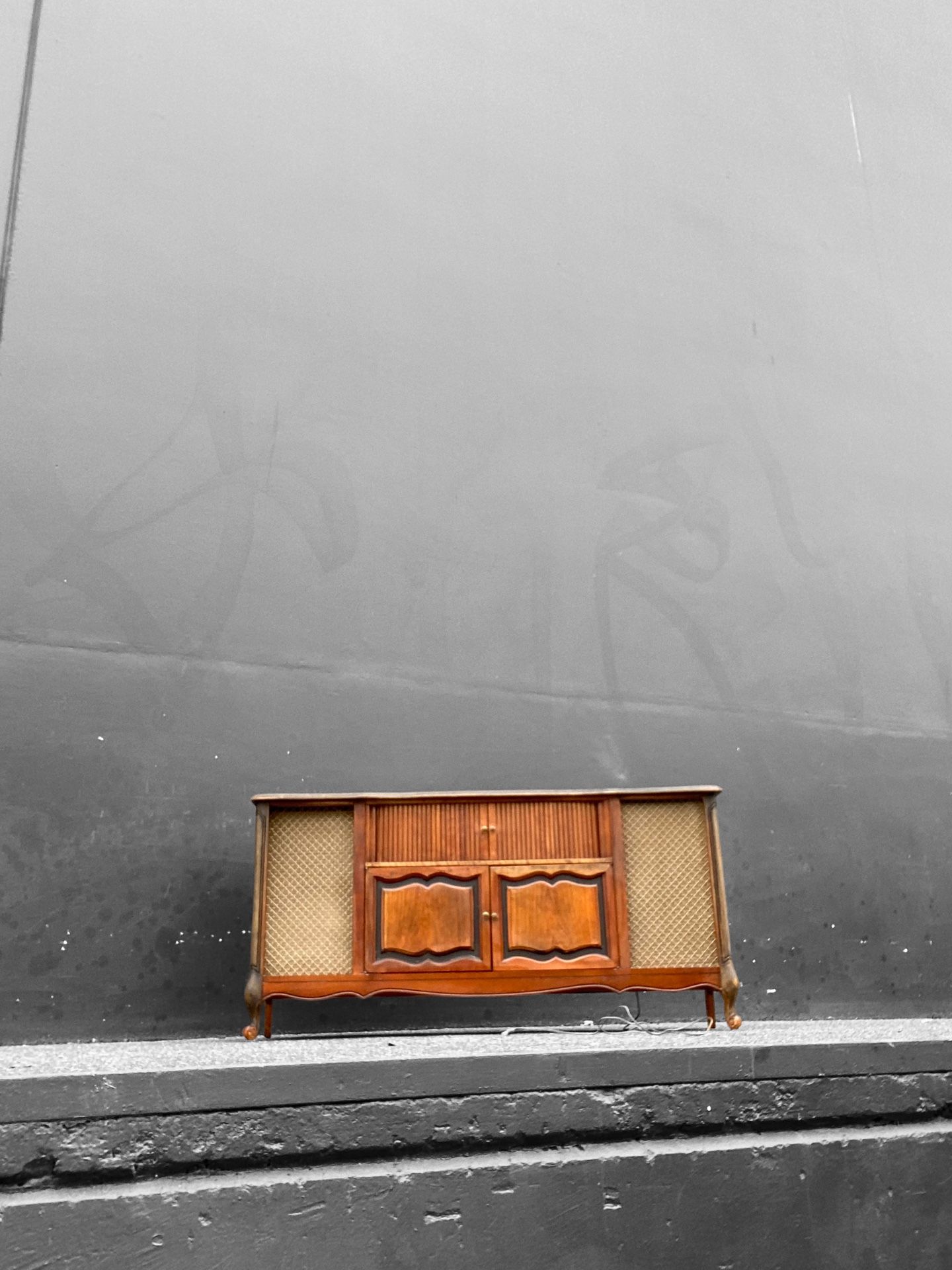 Gorgeous French Provincial Credenza With Reimagined Twist