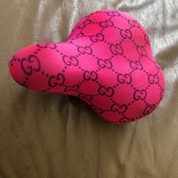 Gucci print bike seat