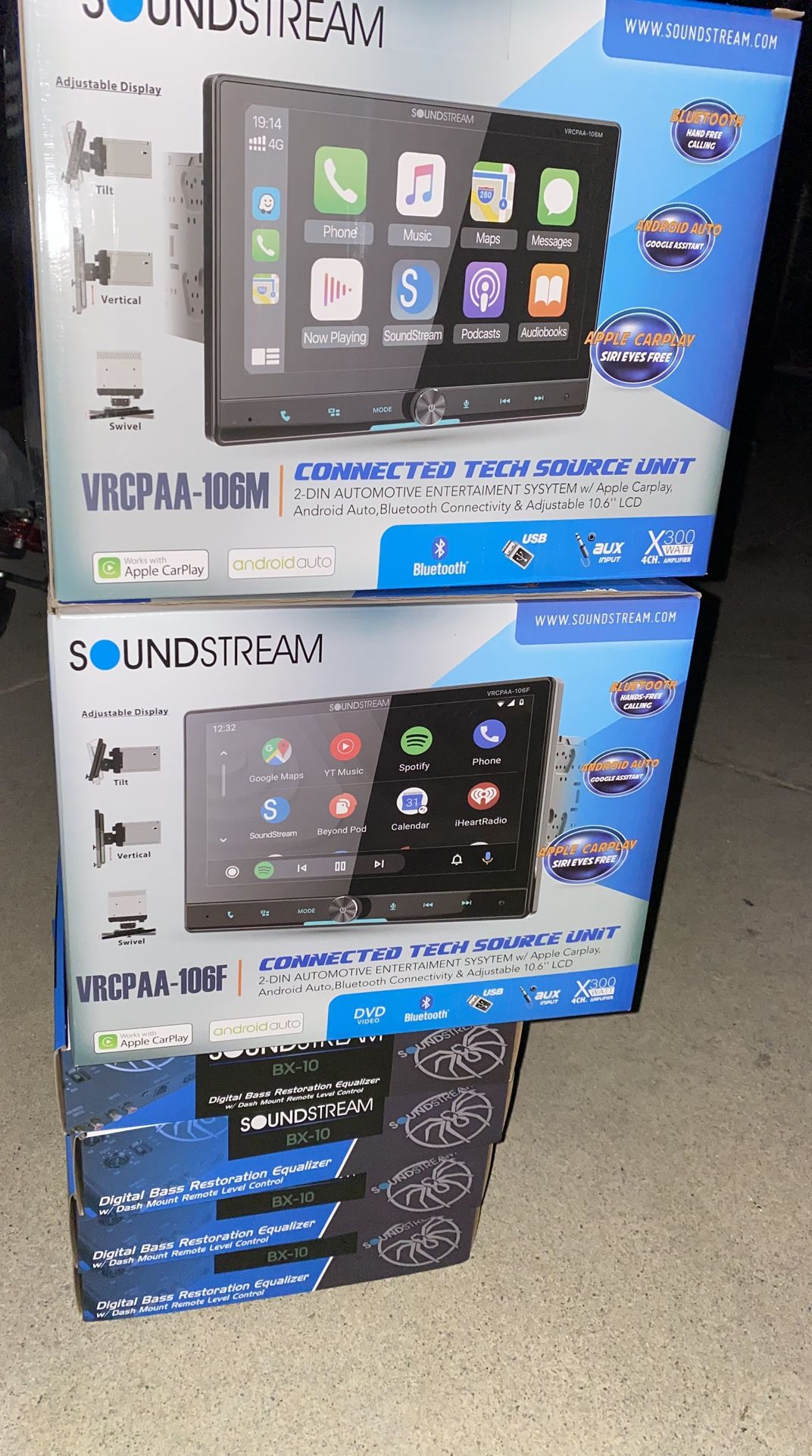 Brand new car stereo SOUNDSTREAM 10.6Inch touch screen